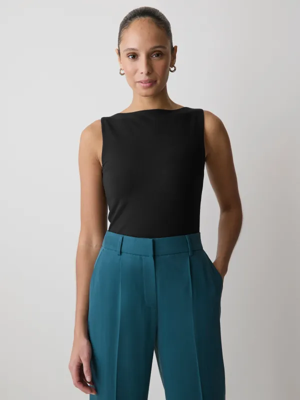 Organic Cotton Boat-Neck Cami sold by RW&CO.