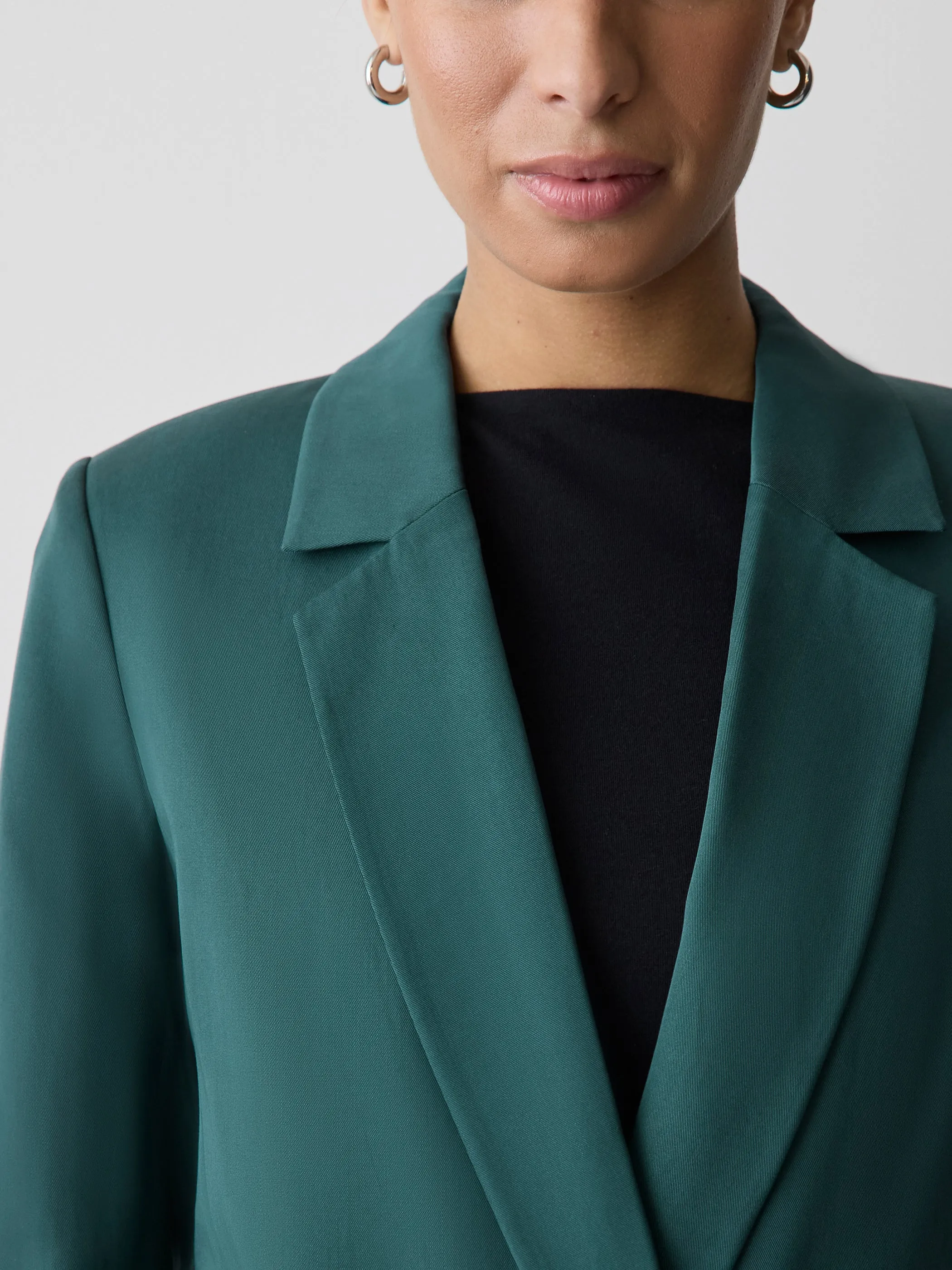 Relaxed-Fit Double-Breasted Blazer sold by RW&CO. product image thumbnail 4