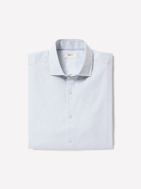 Tailored-Fit Dress Shirt with Geo Pattern sold by RW&CO.