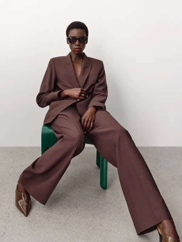 Relaxed-Fit One-Button Blazer made by RW&CO.