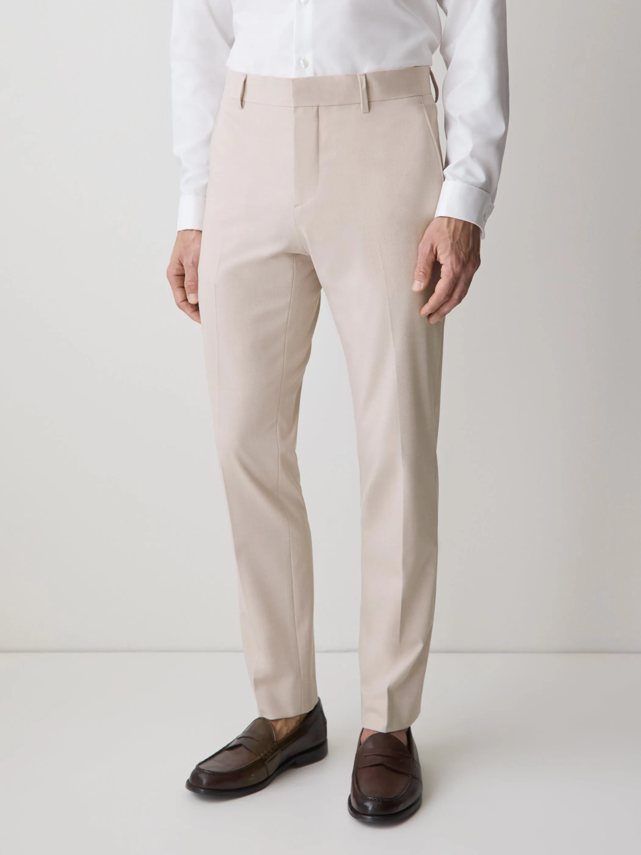 Slim-Fit Light Pink Suit Pant sold by RW&CO.