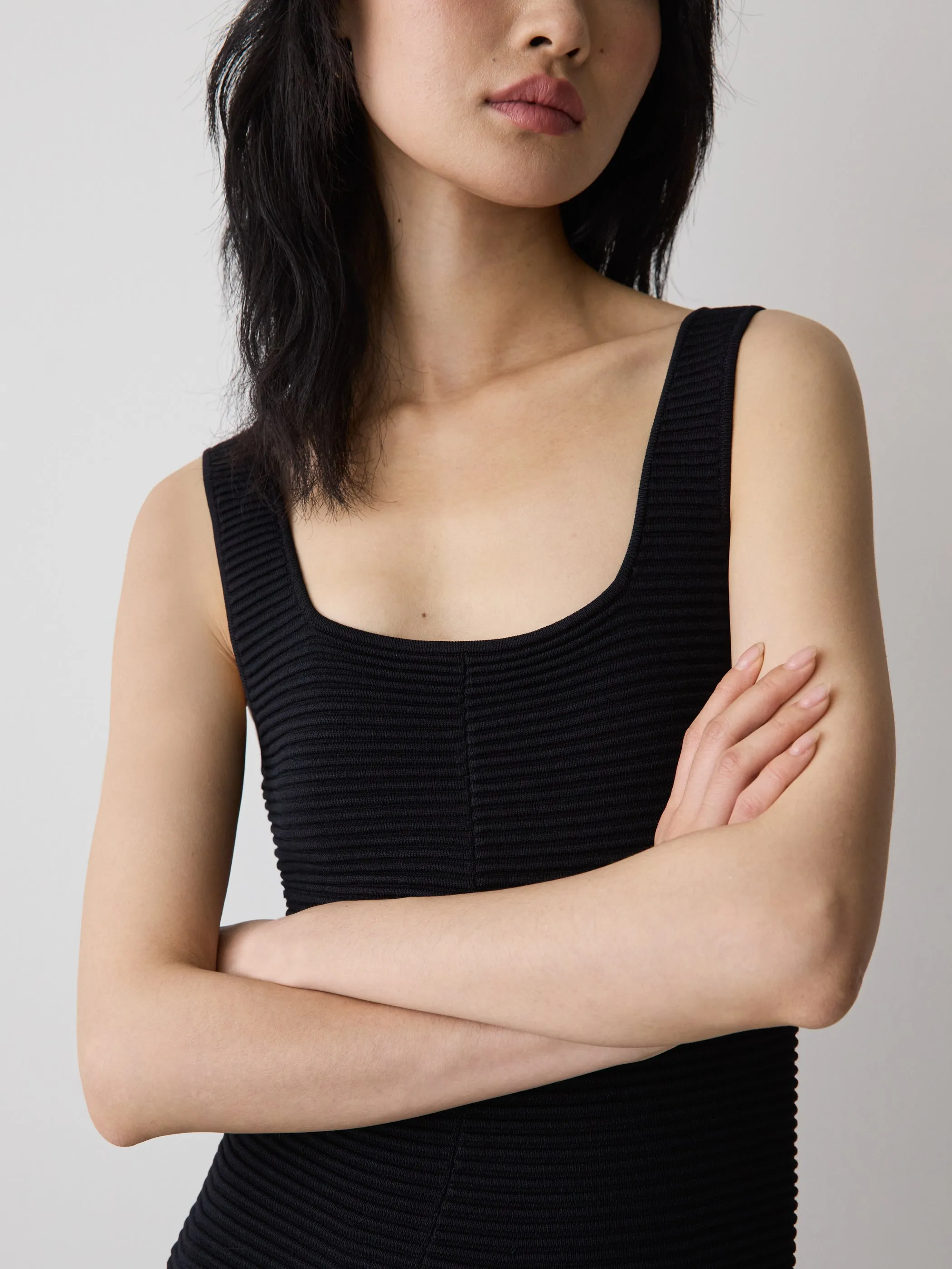 Sleeveless Square-Neck Mini Dress sold by RW&CO. product image thumbnail 4