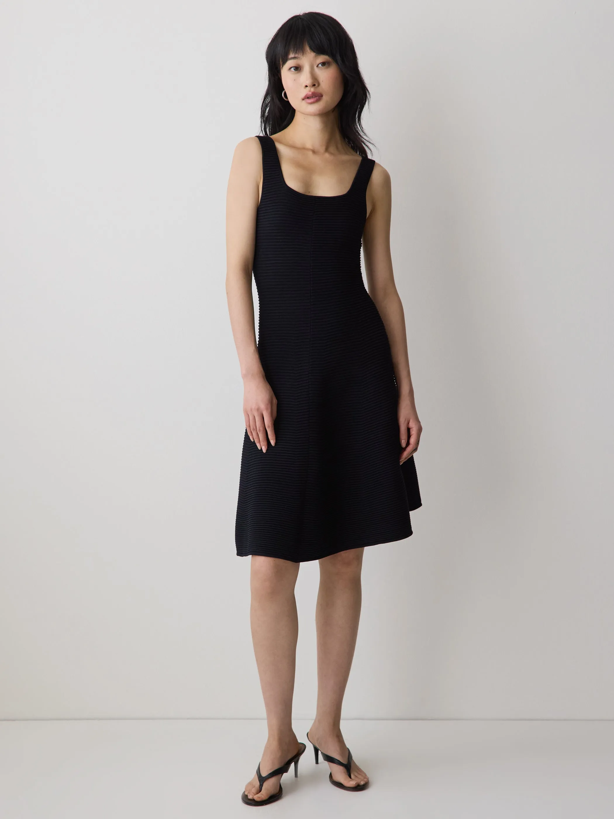 Sleeveless Square-Neck Mini Dress sold by RW&CO.