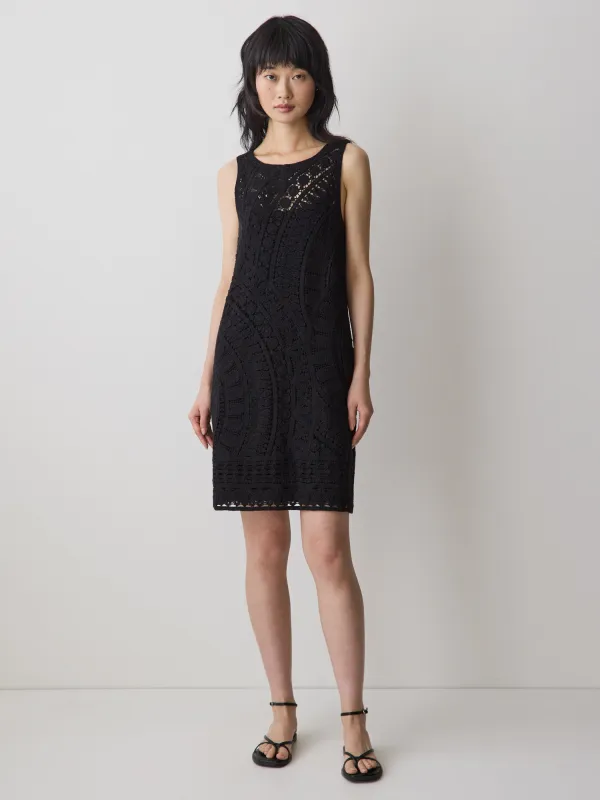Sleeveless Crochet Mini Dress made by RW&CO.