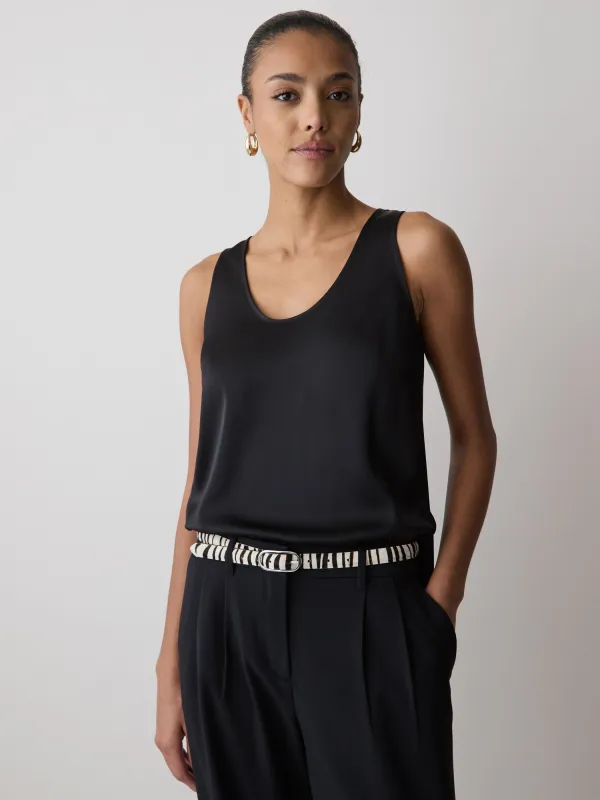 U-Neck Satin Cami made by RW&CO.