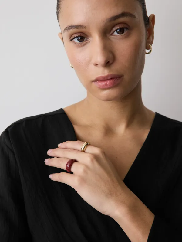 Metal and Acrylic Rings - Set of 2 made by RW&CO.