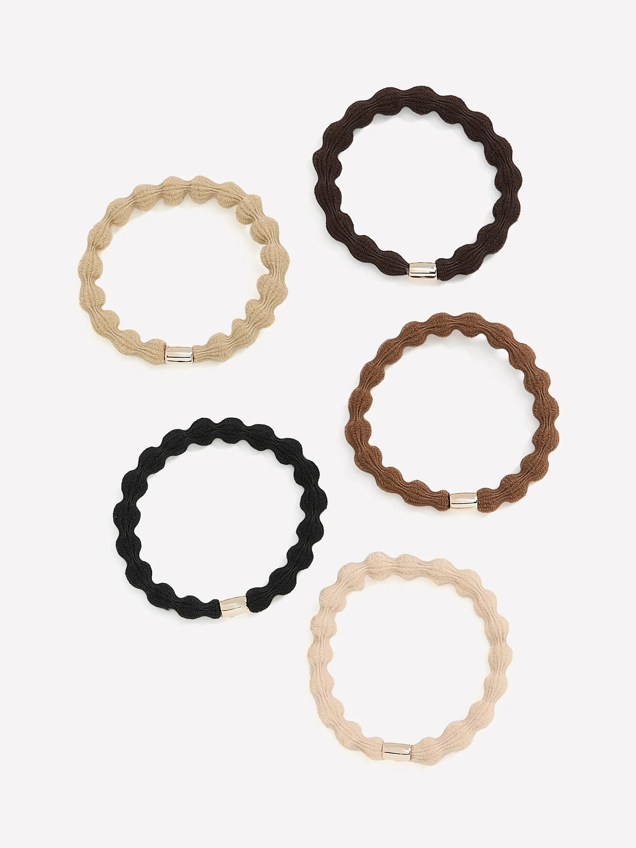 Bubble Hair Elastics - Set of 5 sold by RW&CO.