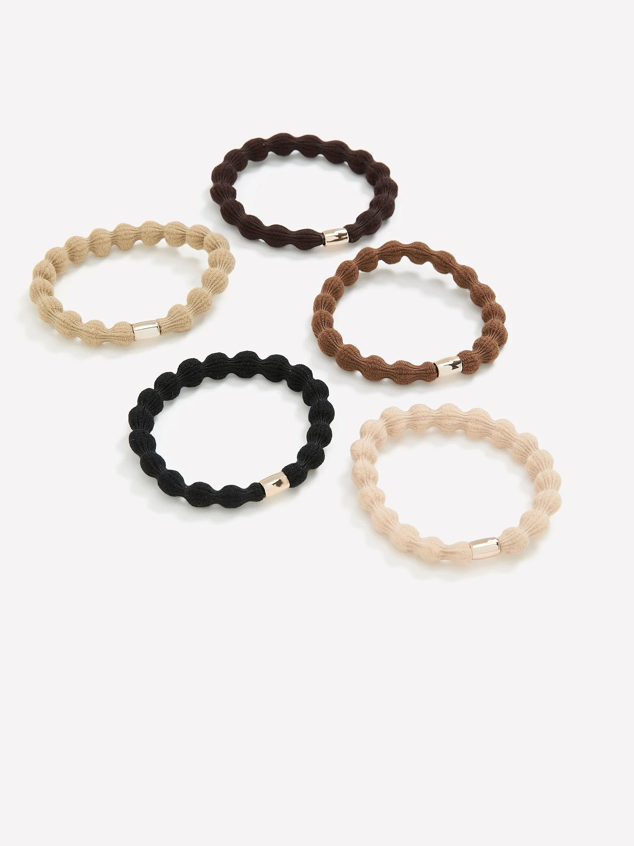 Bubble Hair Elastics - Set of 5 sold by RW&CO. product image thumbnail 2