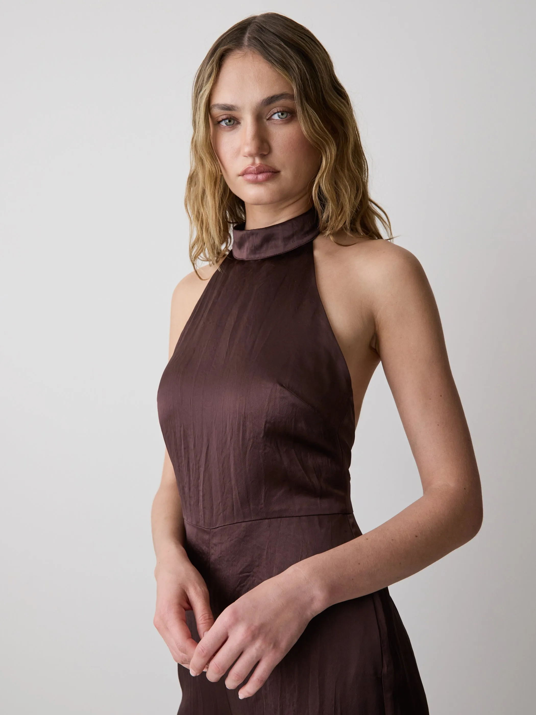 Sleeveless Wide-Leg Jumpsuit with Open Back sold by RW&CO. product image thumbnail 2