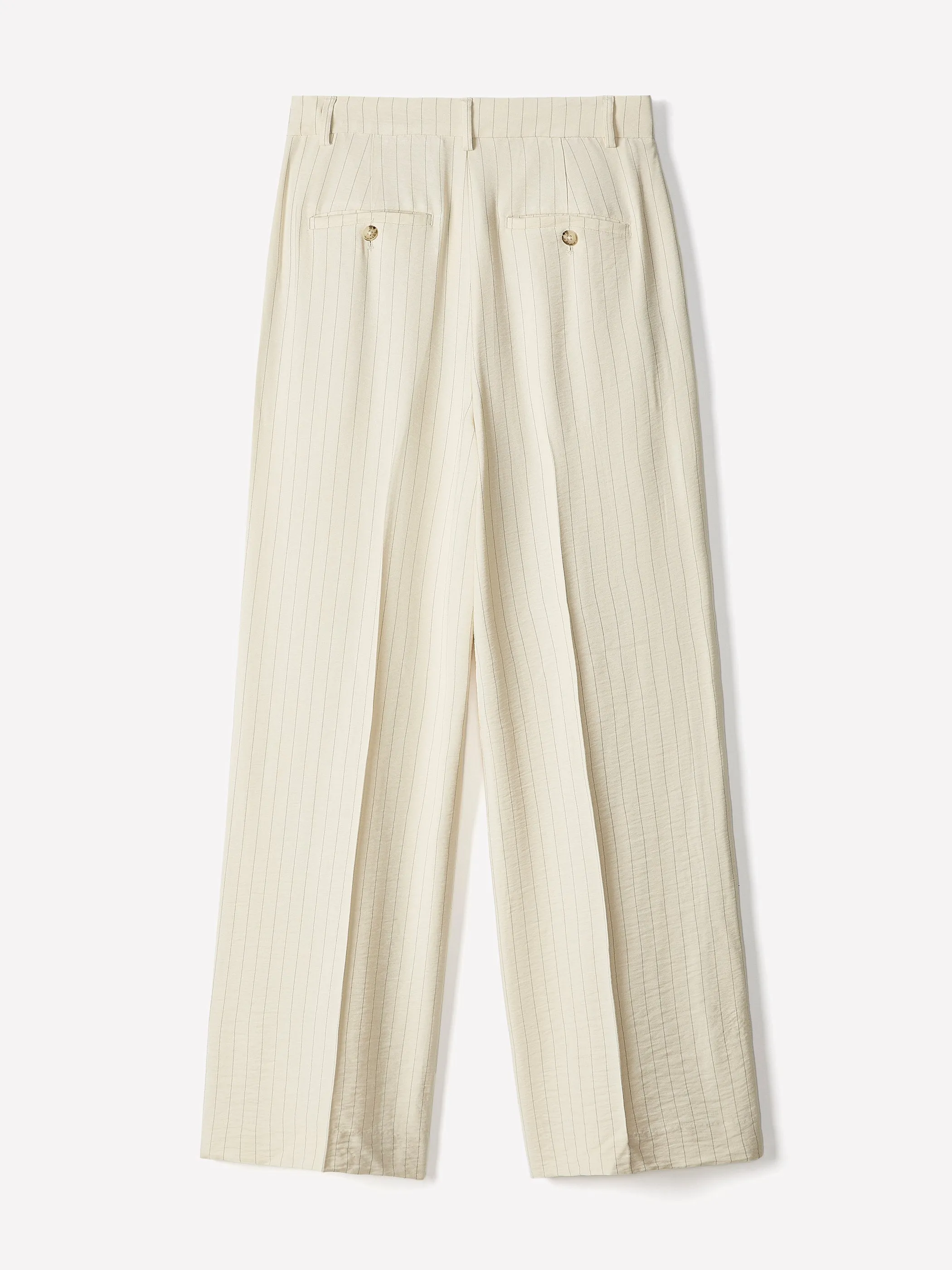 Striped High-Rise Wide-Leg Fluid Pant sold by RW&CO. product image thumbnail 2