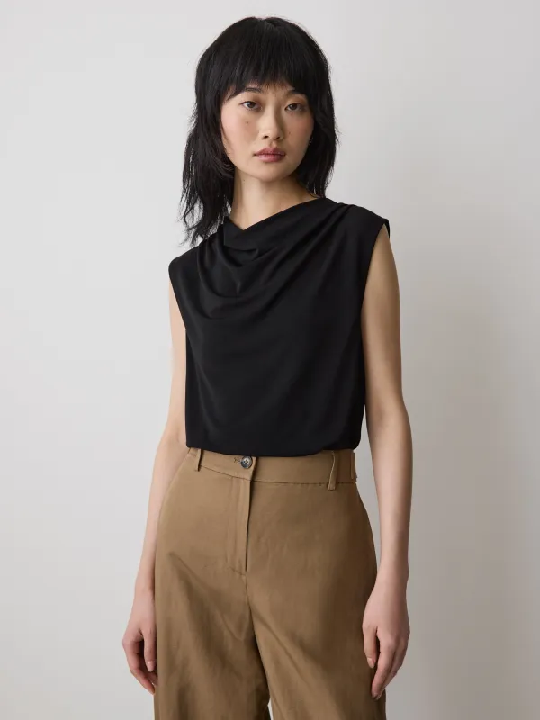 Sleeveless Top with Cowl Neckline made by RW&CO.