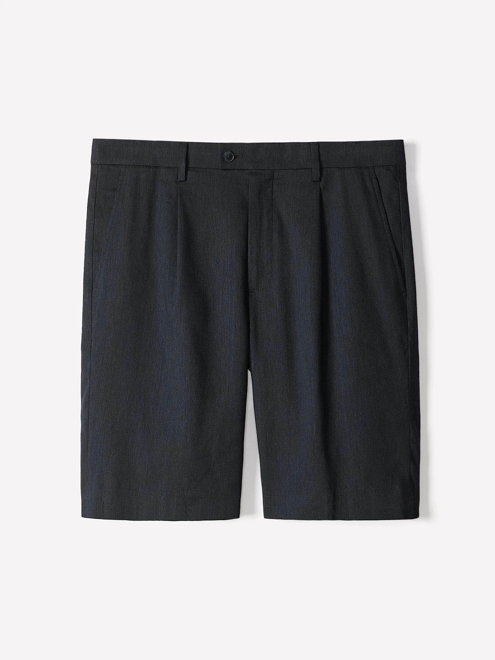 Linen-Blend Pleated Shorts sold by RW&CO. product image thumbnail 5