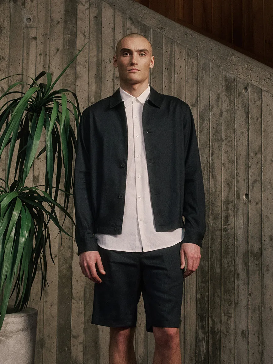 Linen-Blend Pleated Shorts sold by RW&CO. product image thumbnail 2