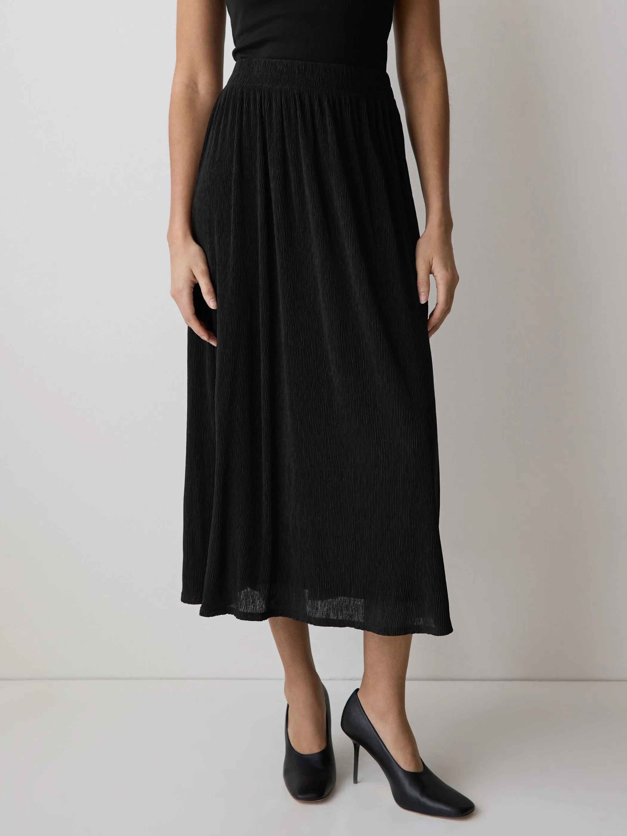 High-Rise Flare Midi Skirt sold by RW&CO. product image thumbnail 2