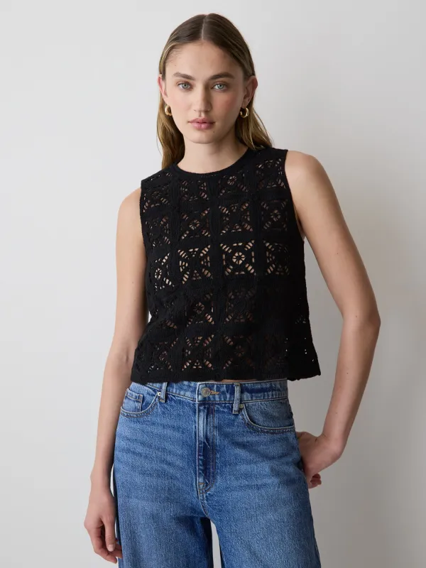 Crochet Tank Top made by RW&CO.