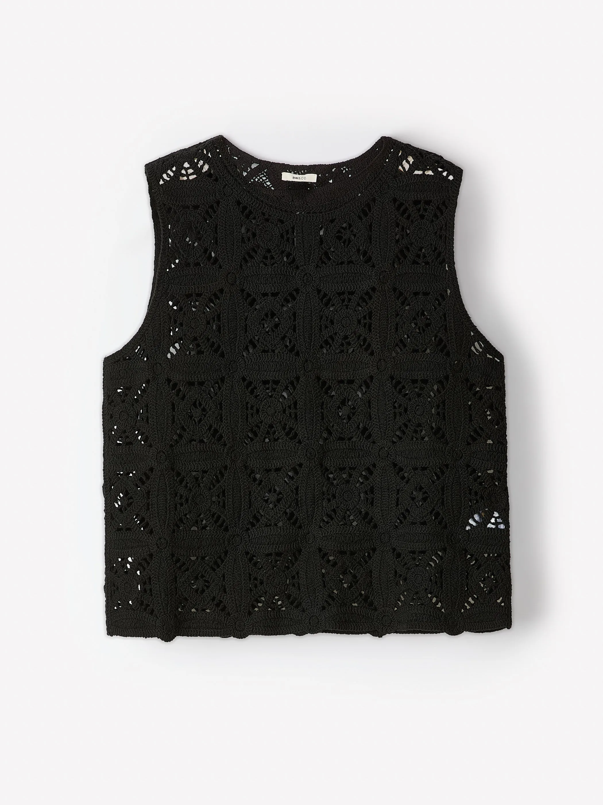 Crochet Tank Top sold by RW&CO. product image thumbnail 5