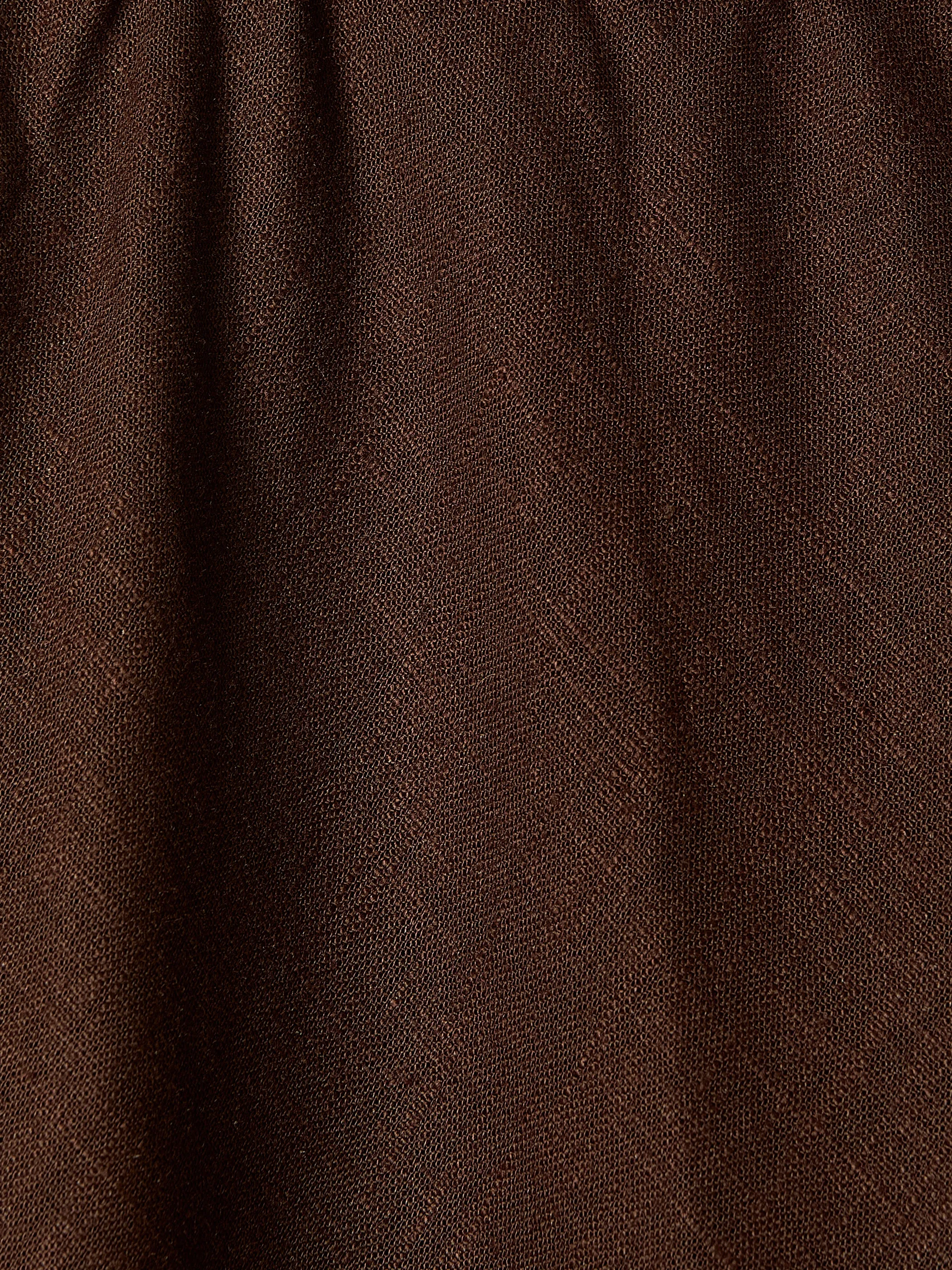 Linen-Blend Straight Midi Skirt sold by RW&CO. product image thumbnail 5