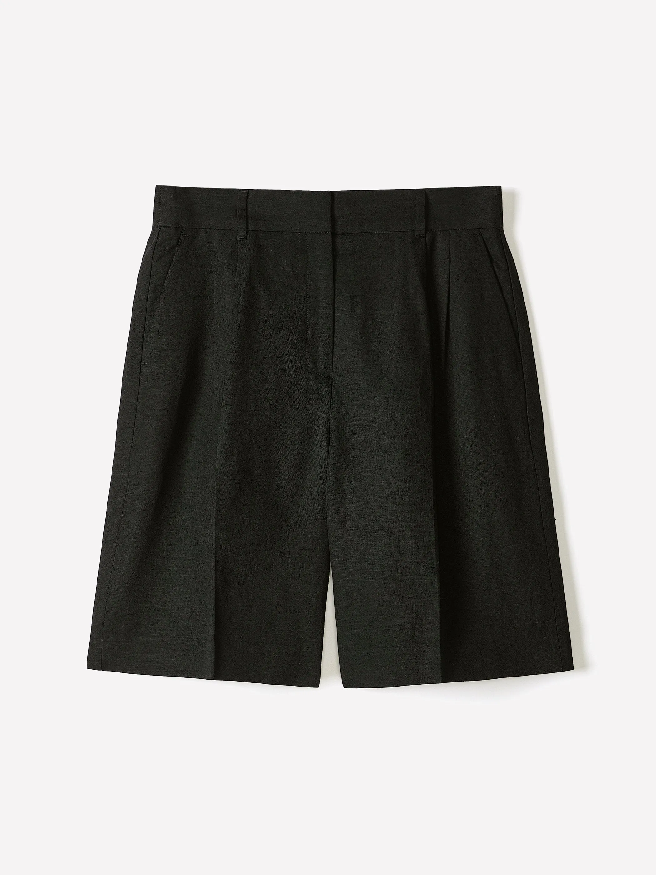 Linen-Blend High-Rise Bermuda Shorts sold by RW&CO. product image thumbnail 5