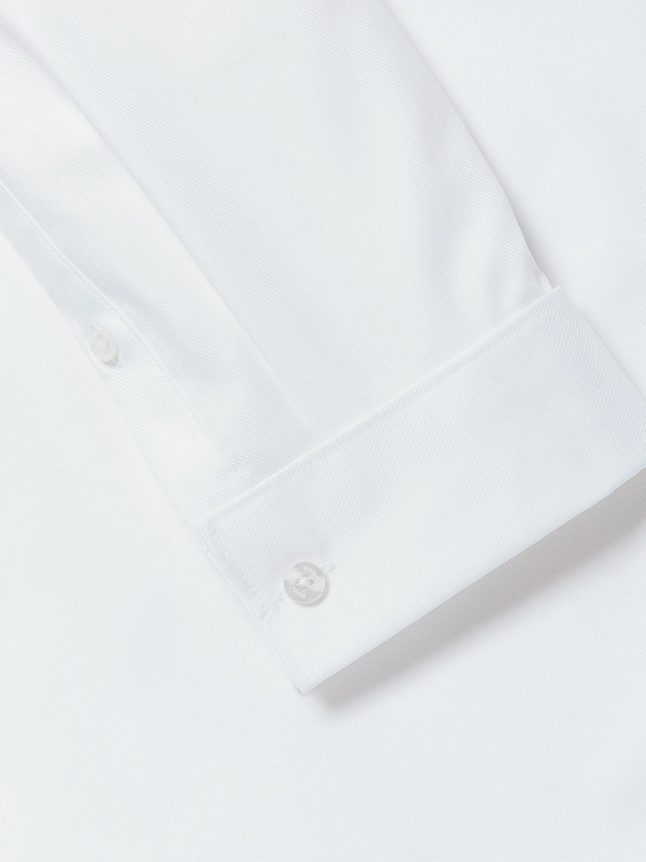 Tailored-Fit Supima Cotton Dress Shirt with Wide Spread Collar sold by RW&CO. product image thumbnail 4