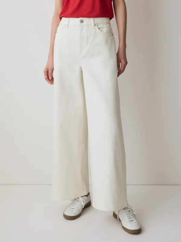 High-Rise Wide-Leg Cropped Jeans made by RW&CO.