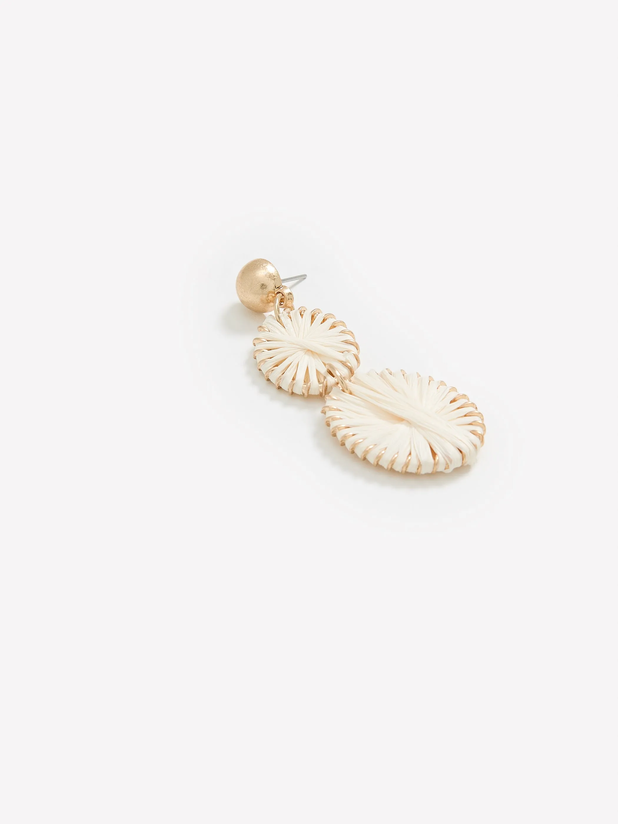 Earrings with Raffia Pendants sold by RW&CO. product image thumbnail 2
