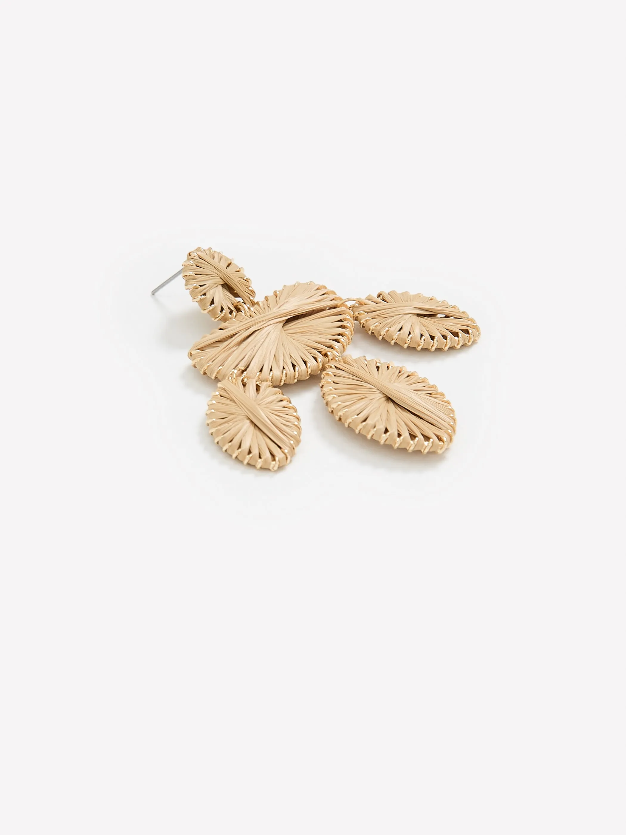 Earrings with Raffia Pendants sold by RW&CO. product image thumbnail 4