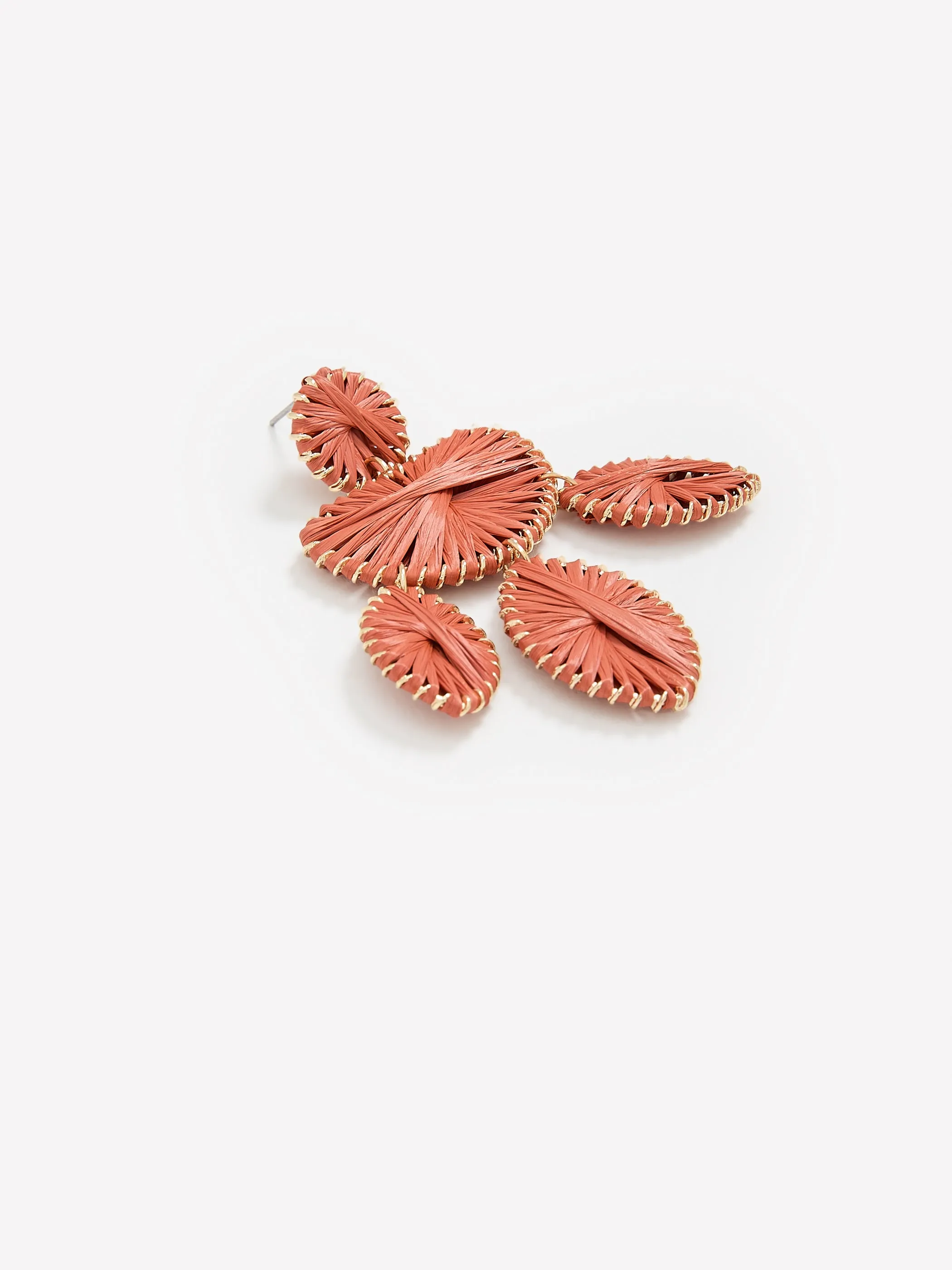 Earrings with Raffia Pendants sold by RW&CO. product image thumbnail 2
