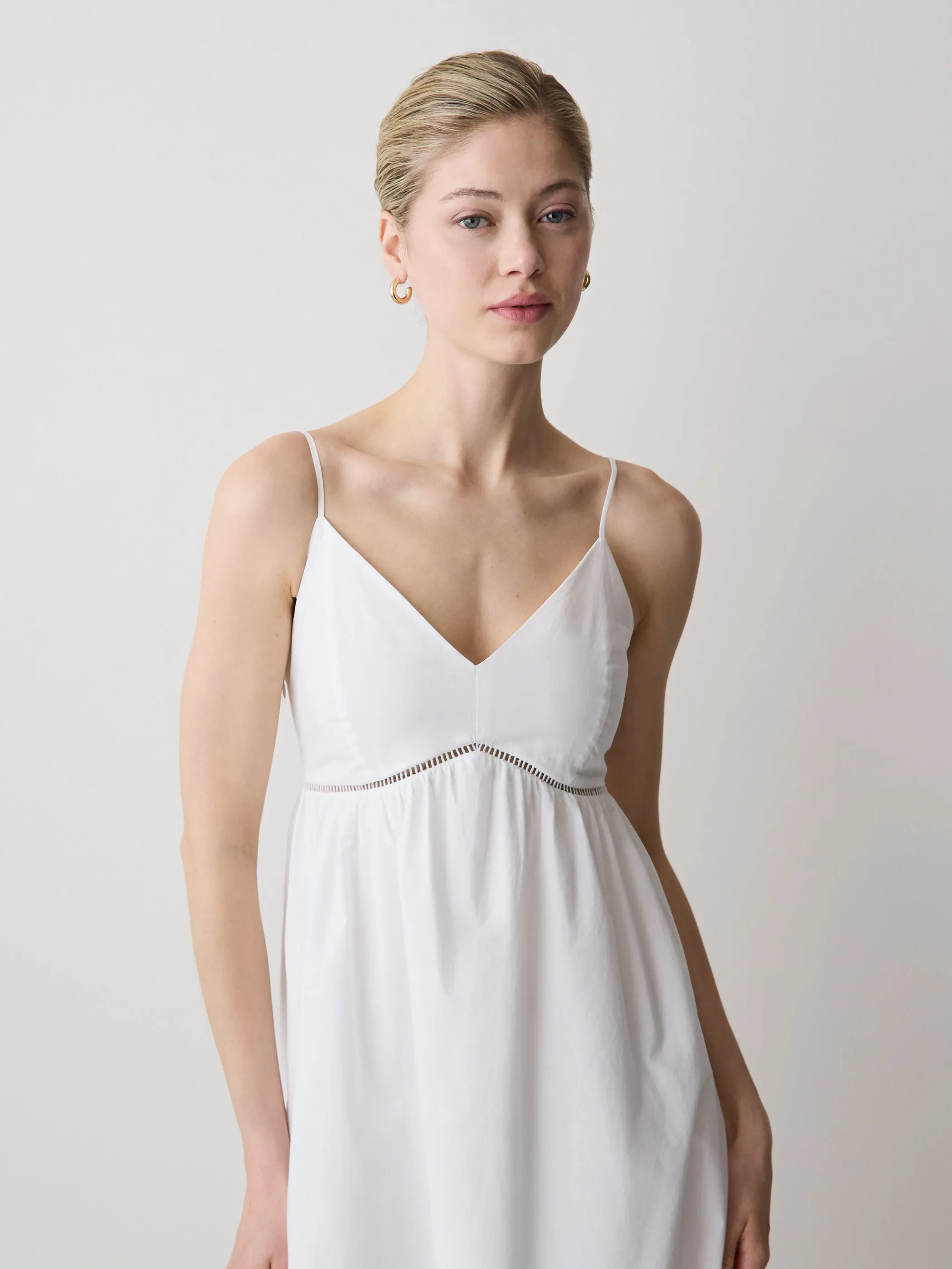 Sleeveless Sweetheart Maxi Dress with Eyelets sold by RW&CO. product image thumbnail 2