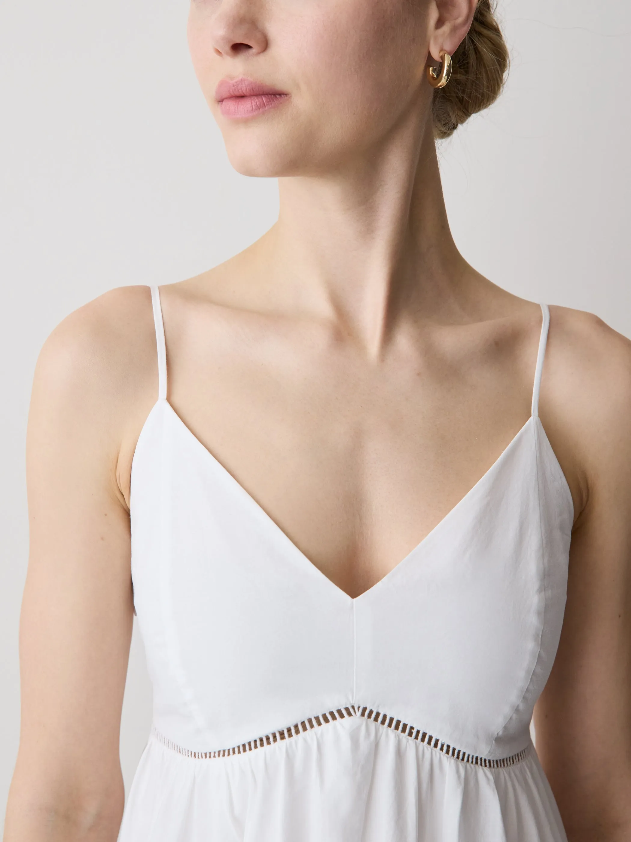 Sleeveless Sweetheart Maxi Dress with Eyelets sold by RW&CO. product image thumbnail 4
