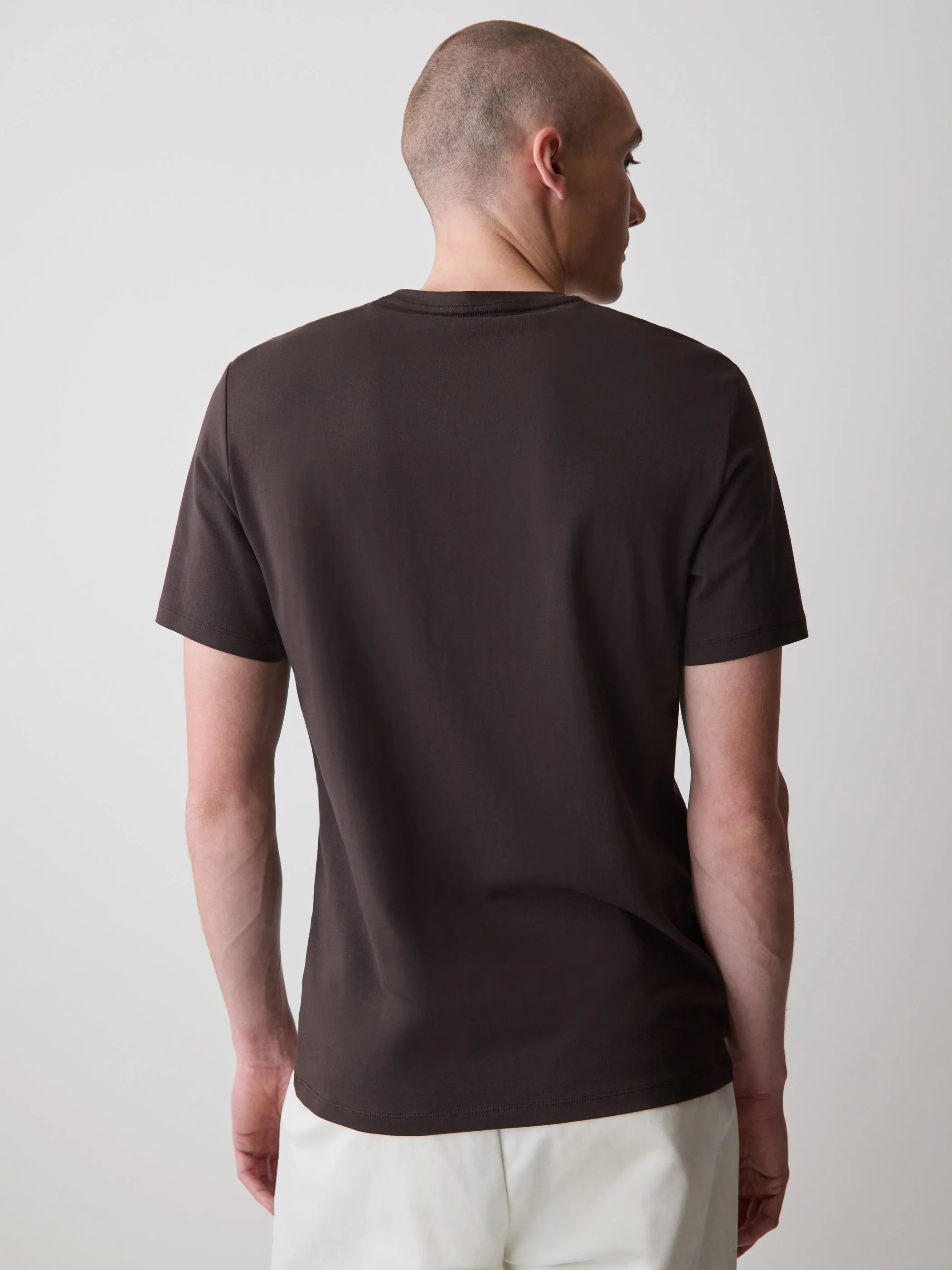 Supima (R) Cotton V-Neck T-Shirt sold by RW&CO. product image thumbnail 3