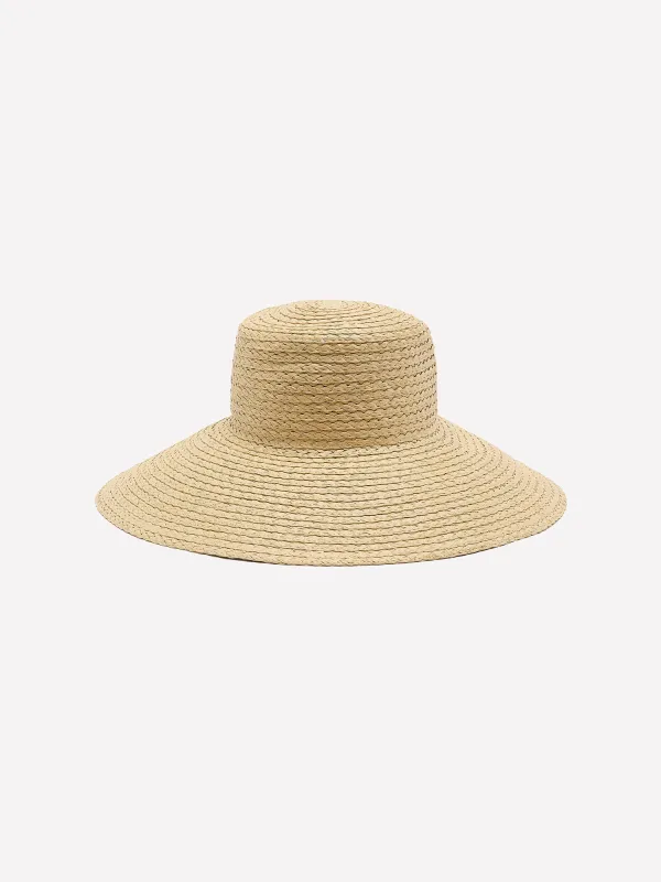 Straw Hat with Wide Brim made by RW&CO.