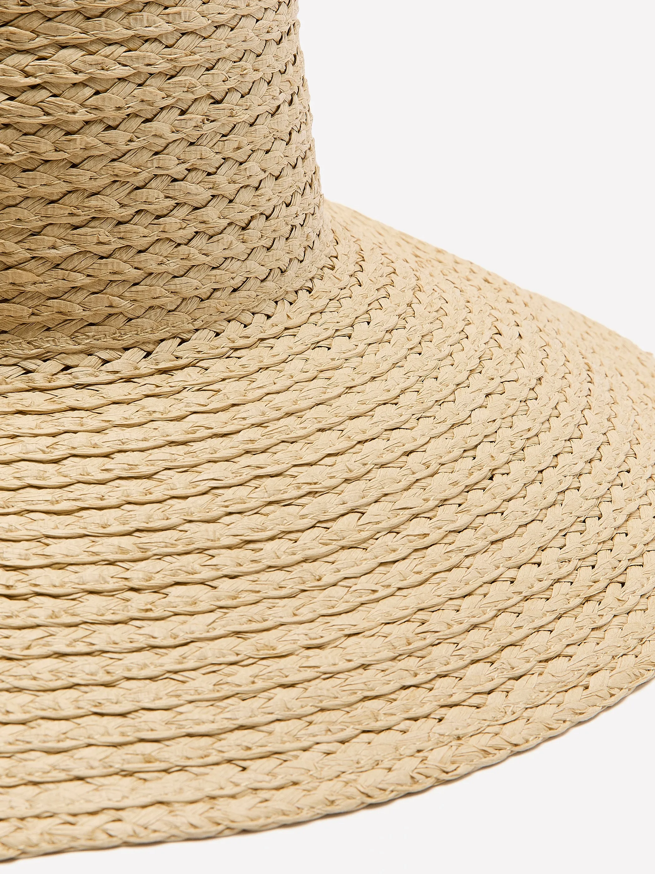 Straw Hat with Wide Brim sold by RW&CO. product image thumbnail 2