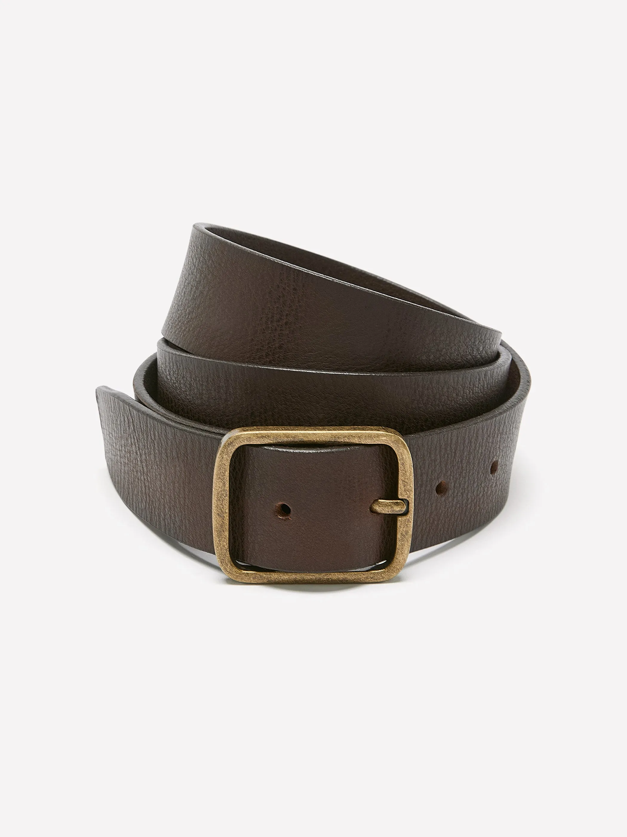 Leather Belt with Heritage-Brass Buckle sold by RW&CO.