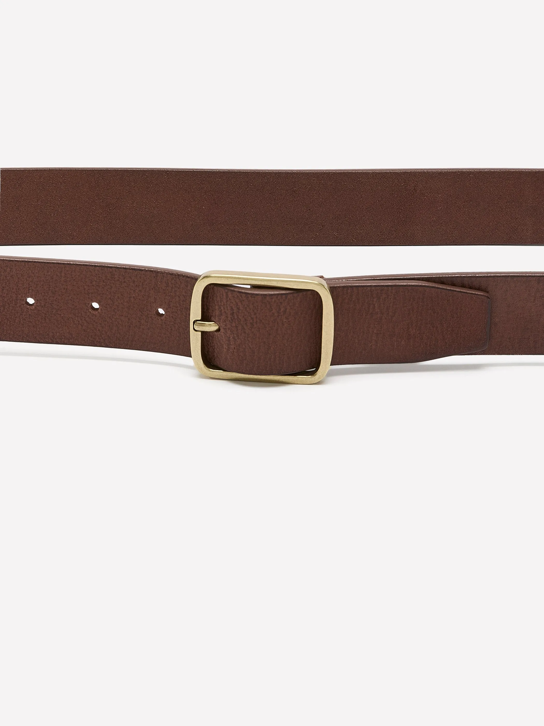 Leather Belt with Heritage-Brass Buckle sold by RW&CO. product image thumbnail 5