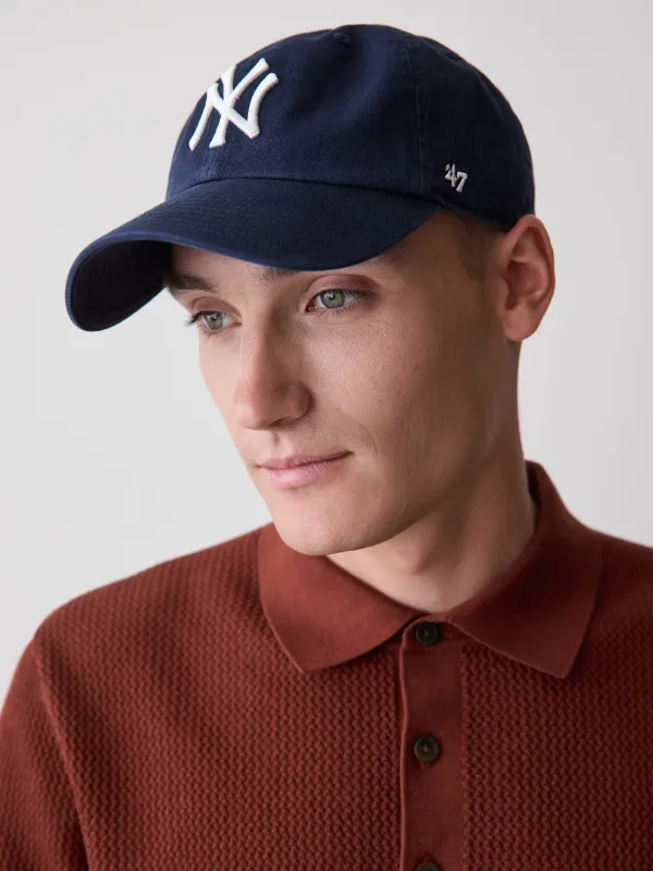 Navy Classic '47 Clean Up Cap - NY Yankees made by RW&CO.