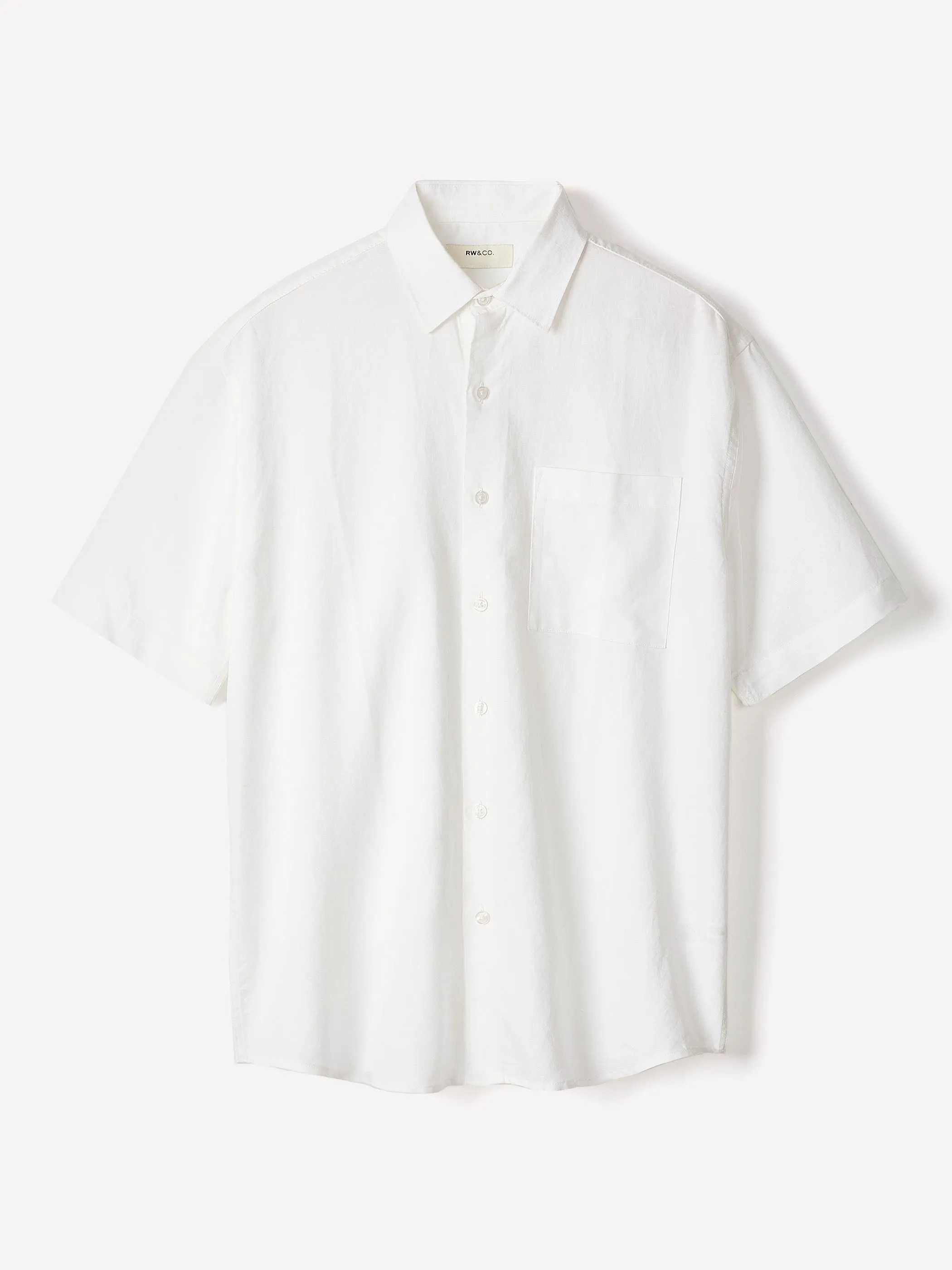 Short-Sleeve Linen Shirt sold by RW&CO. product image thumbnail 5