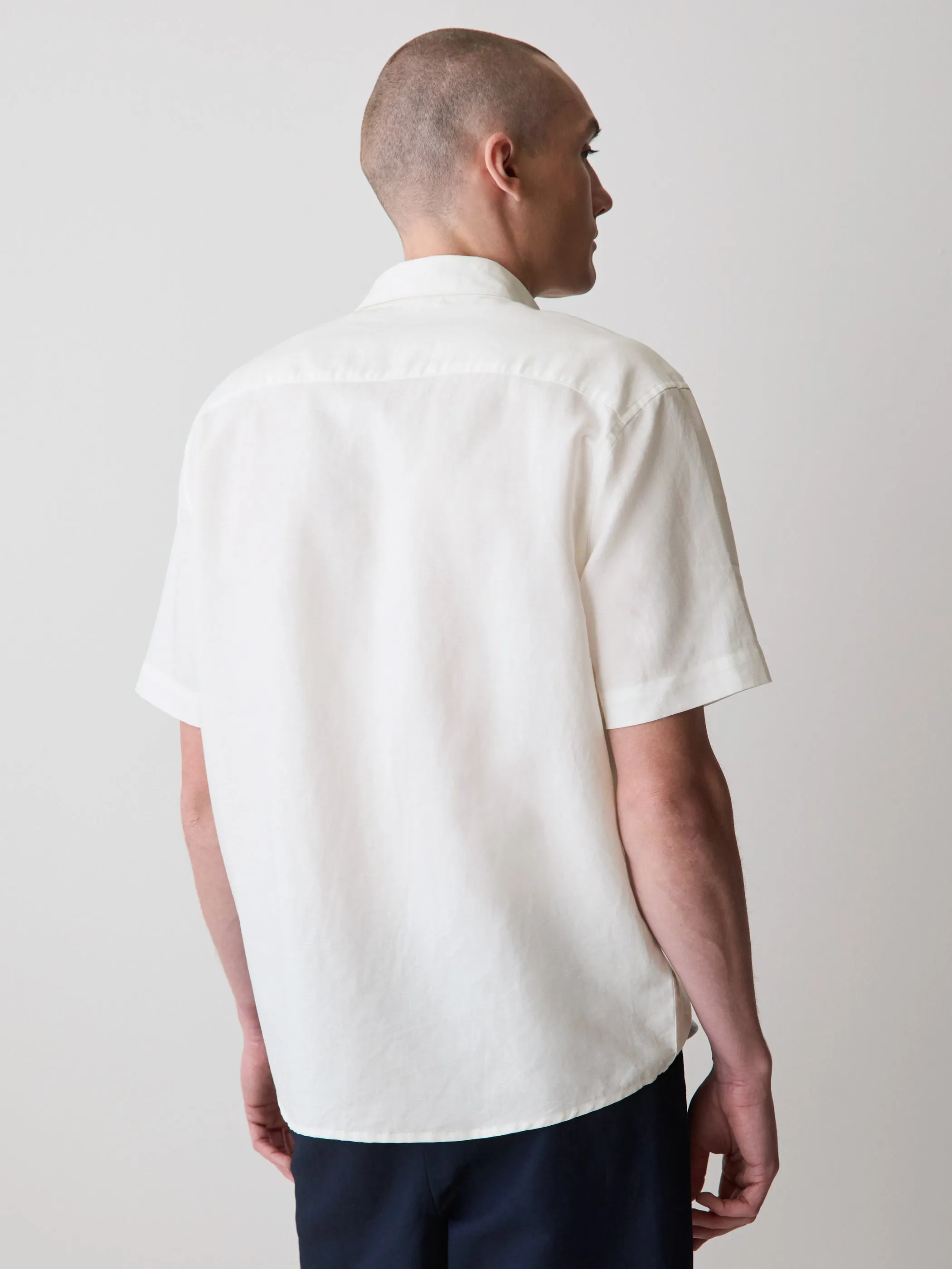 Short-Sleeve Linen Shirt sold by RW&CO. product image thumbnail 3