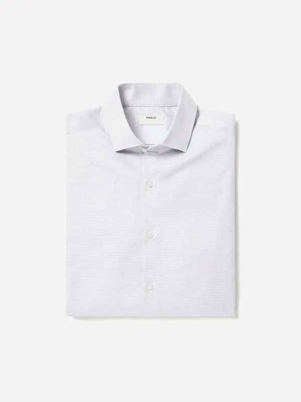 Tailored-Fit Dobby Dress Shirt made by RW&CO.