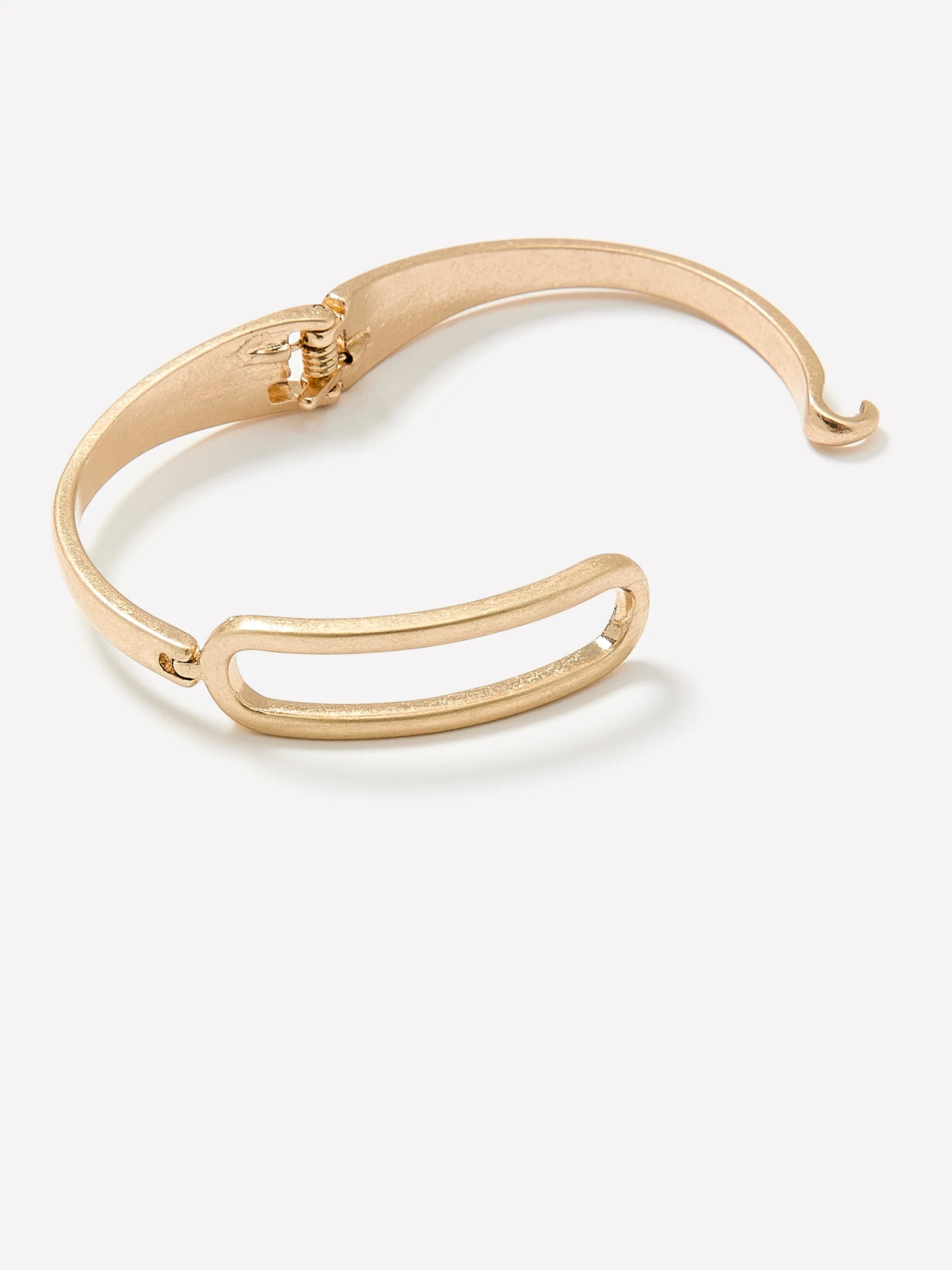 Brushed Metal Cuff Bracelet sold by RW&CO. product image thumbnail 2