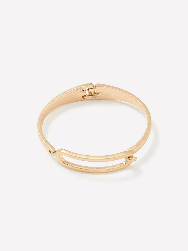 Brushed Metal Cuff Bracelet made by RW&CO.