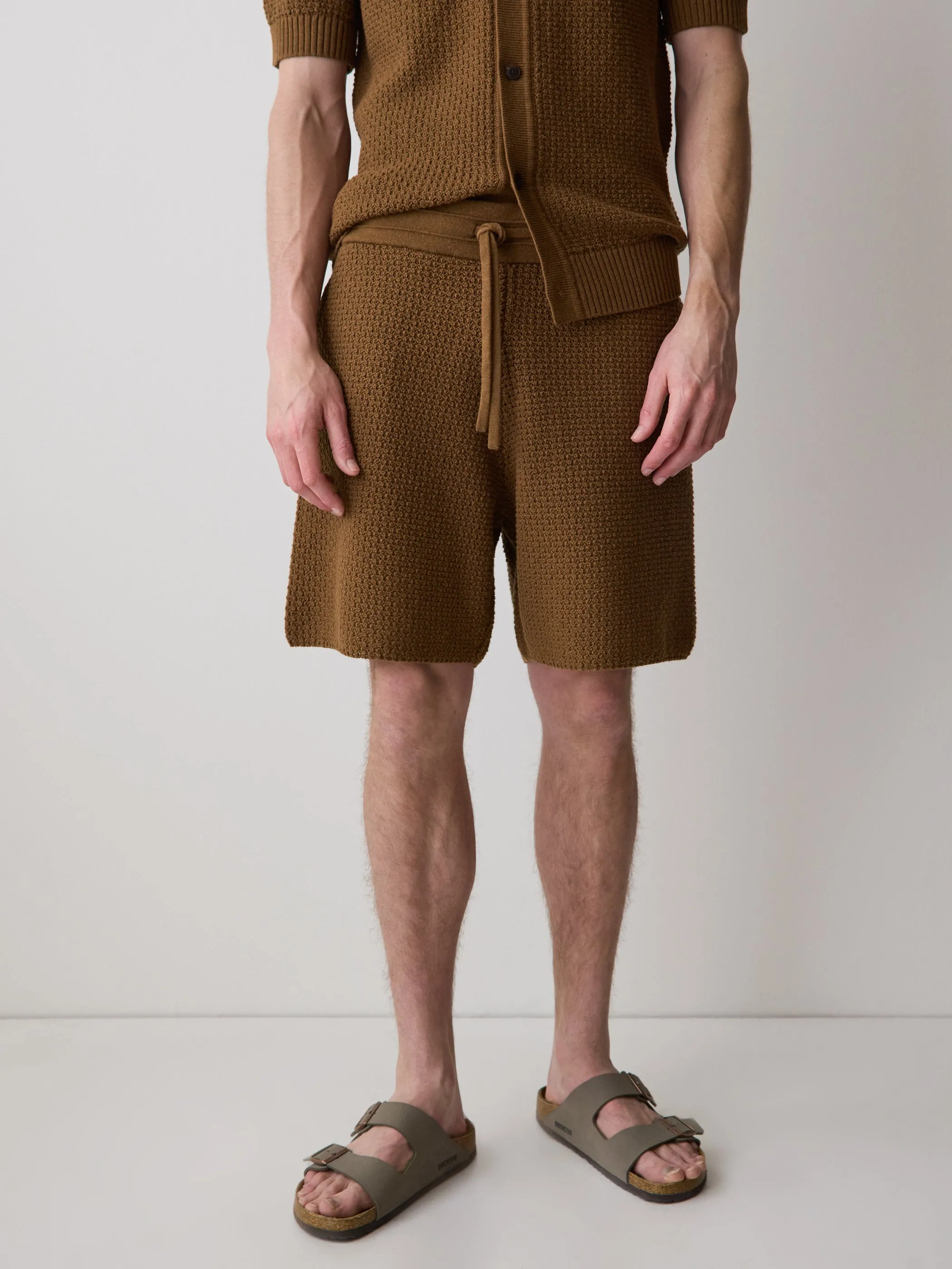 Textured Sweater Short with Elastic Waistband sold by RW&CO. product image thumbnail 2