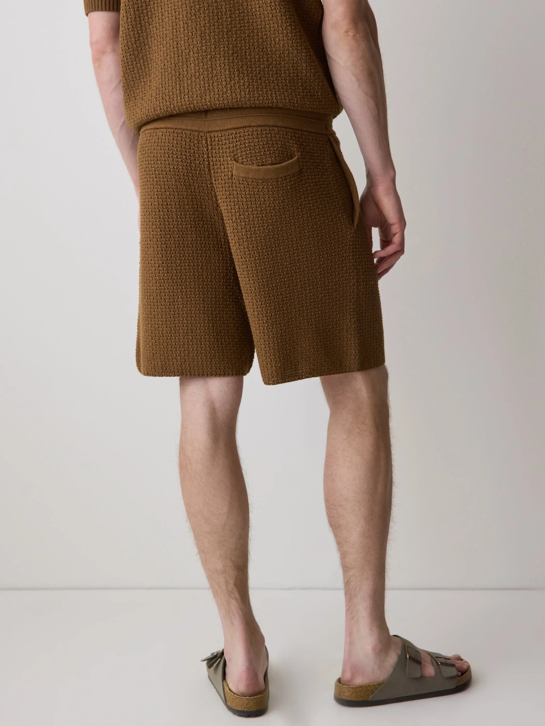 Textured Sweater Short with Elastic Waistband sold by RW&CO. product image thumbnail 3