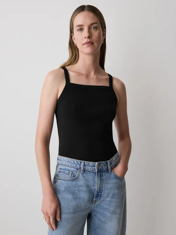 Organic Cotton Square-Neck Cami made by RW&CO.