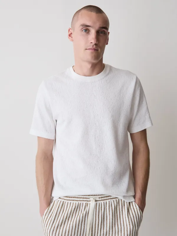 Short-Sleeve Crew-Neck Burnout T-Shirt made by RW&CO.