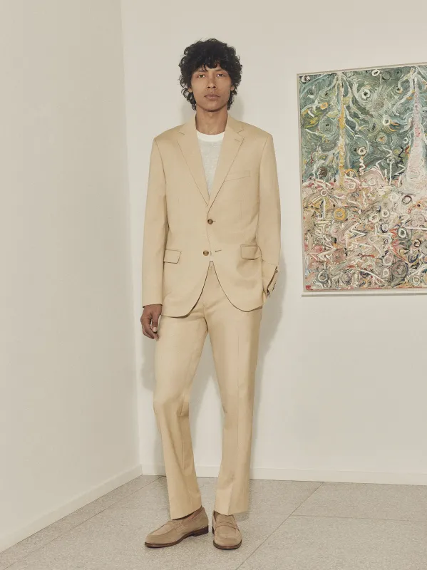 Tailored-Fit Butter Suit Pant made by RW&CO.