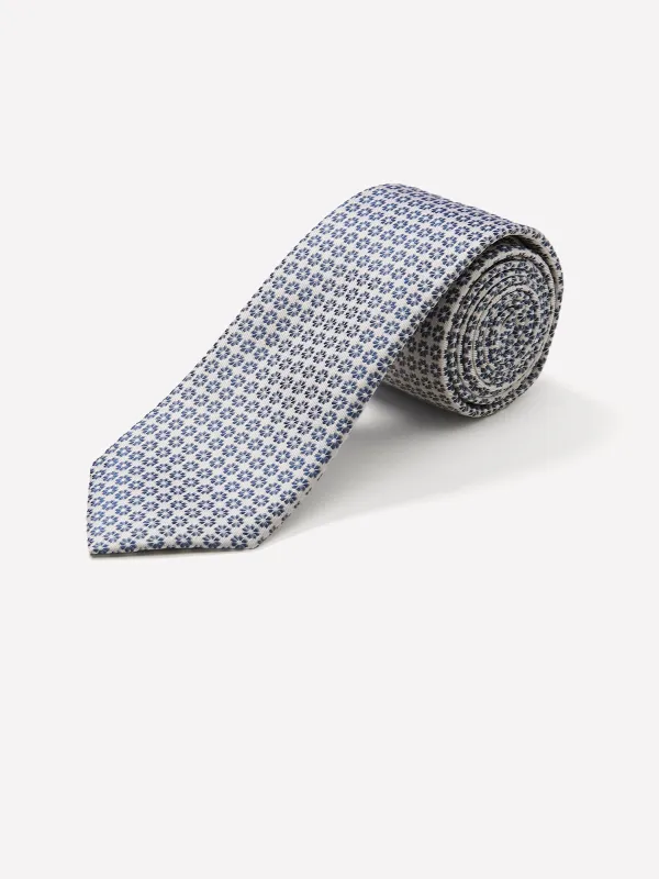Skinny Tie with Geometric Pattern made by RW&CO.