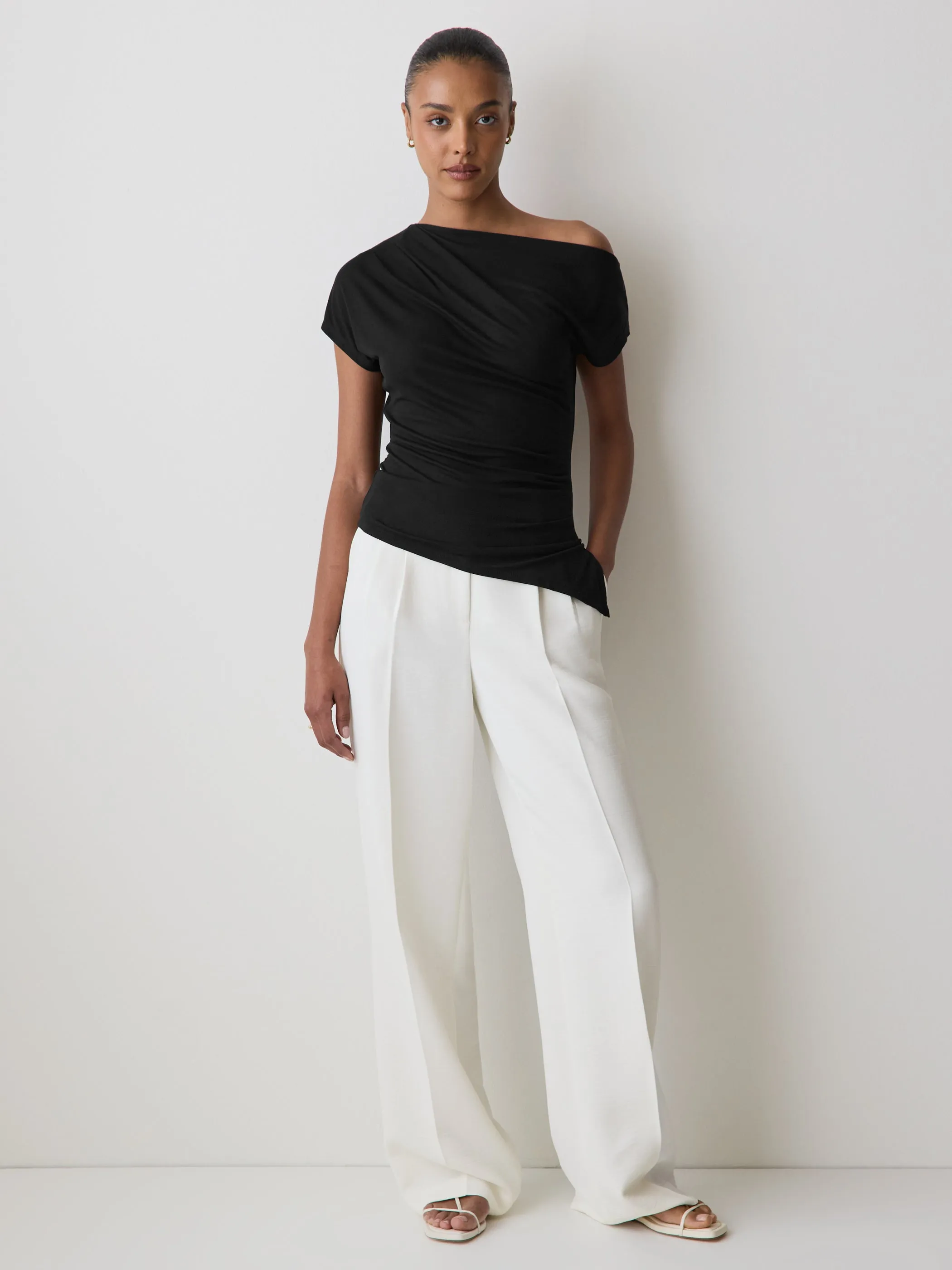 Ribbed Off-The-Shoulder Top sold by RW&CO. product image thumbnail 2