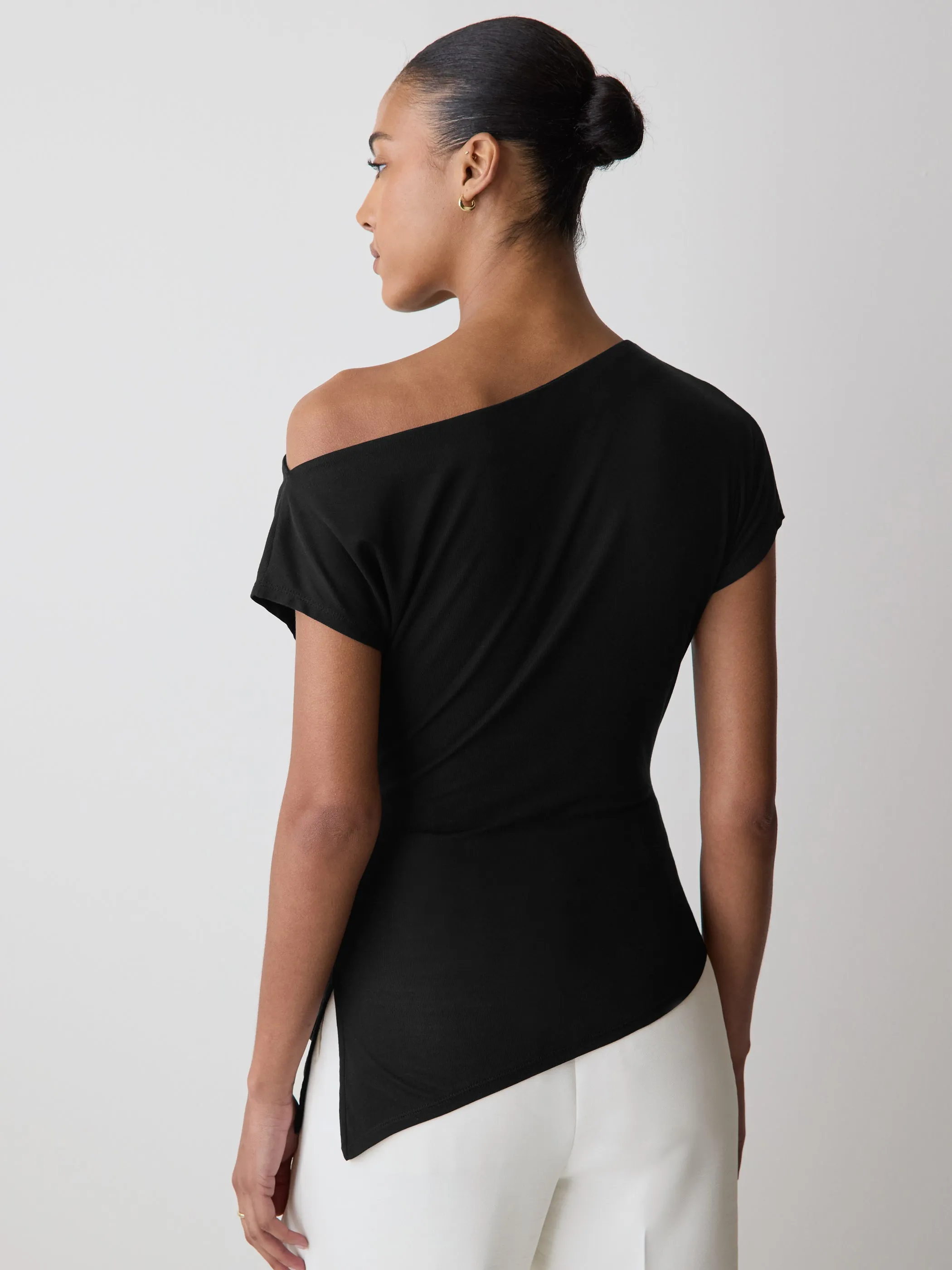 Ribbed Off-The-Shoulder Top sold by RW&CO. product image thumbnail 3