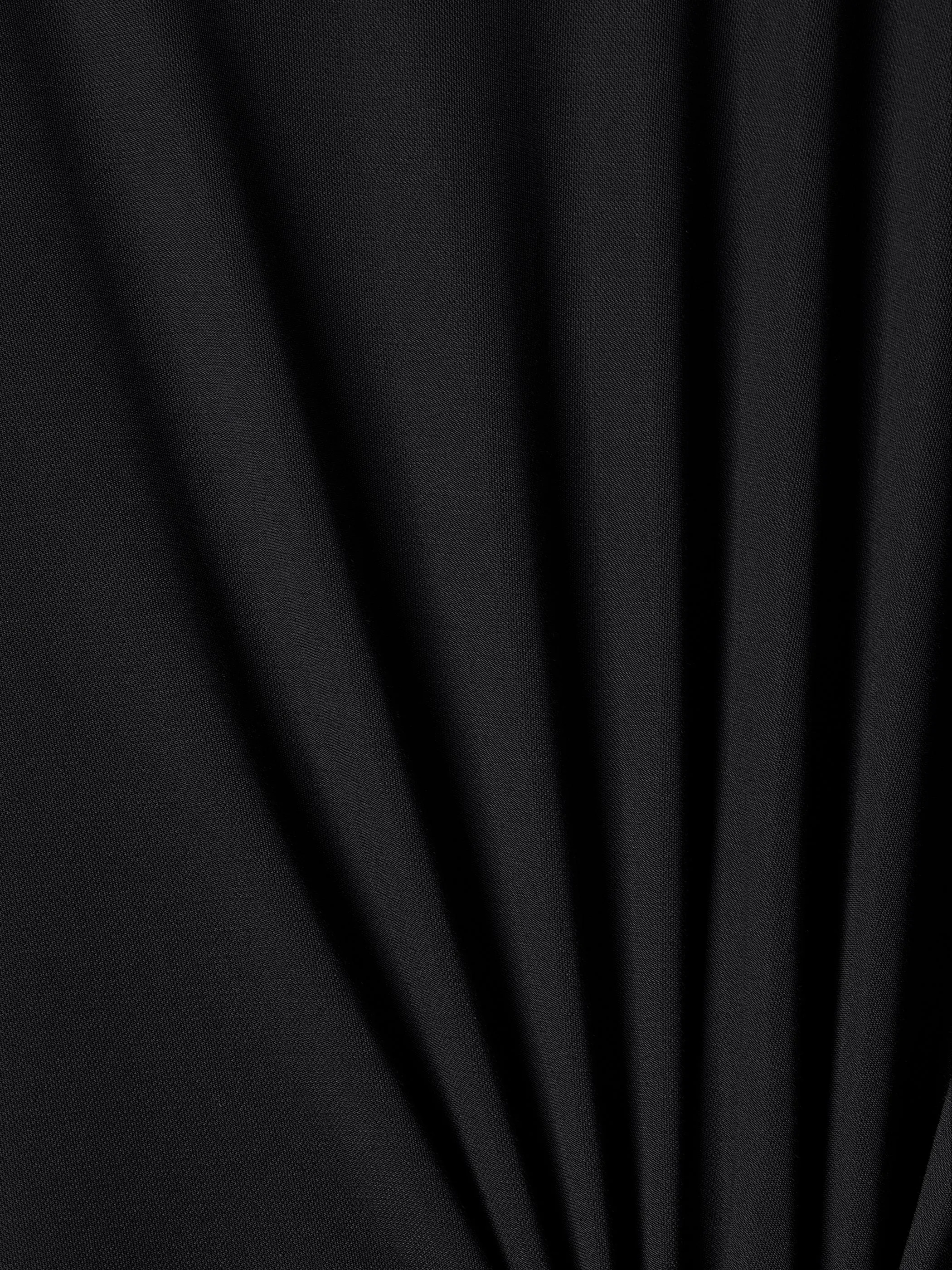 Short-Sleeve Crew-Neck Midi Dress with Draped Detail sold by RW&CO. product image thumbnail 4