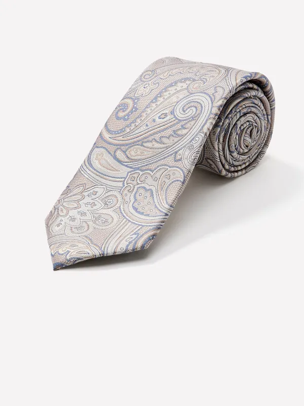 Regular Tie with Paisley Pattern made by RW&CO.